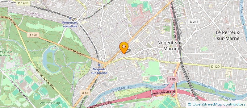 localisation de l'entreprise MONSIEUR CLAUDE LASSE GUE à NOGENT-SUR-MARNE