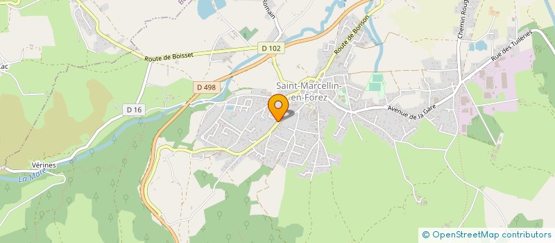 localisation de l'entreprise MONSIEUR CLAUDE LAURENDON  SAINT-MARCELLIN-EN-FOREZ