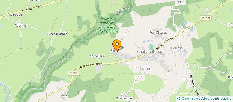 localisation de l'entreprise MONSIEUR CLAUDE LAURENT à ECURAS