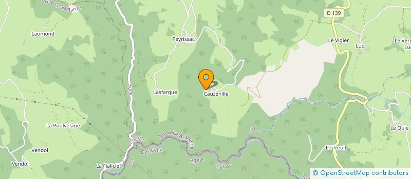 localisation de l'entreprise MONSIEUR CLAUDE LAUSSAC  MERCUR