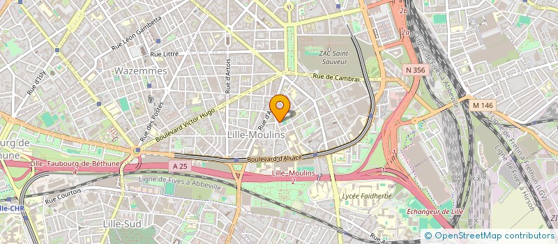 localisation de l'entreprise MONSIEUR CLAUDE LAVALLEE à LILLE