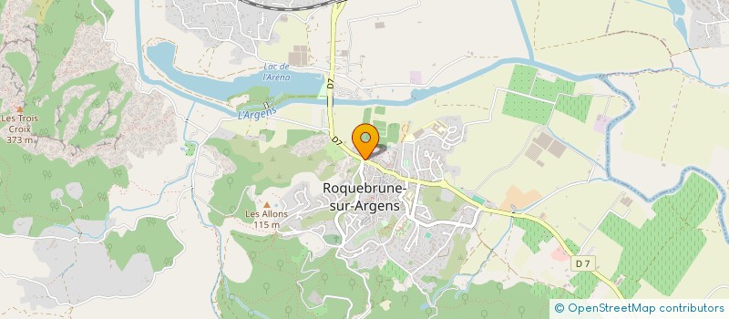 localisation de l'entreprise MONSIEUR CLAUDE LAYET à ROQUEBRUNE-SUR-ARGENS