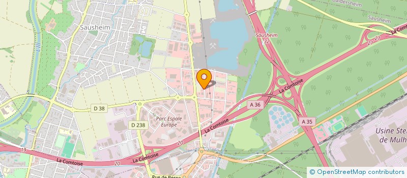 localisation de l'entreprise MONSIEUR CLAUDE LAZARUS  SAUSHEIM