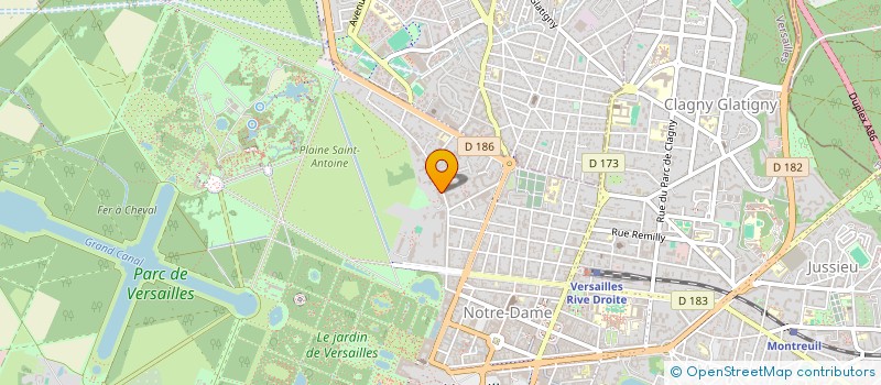localisation de l'entreprise MONSIEUR CLAUDE LE BORGNE à VERSAILLES