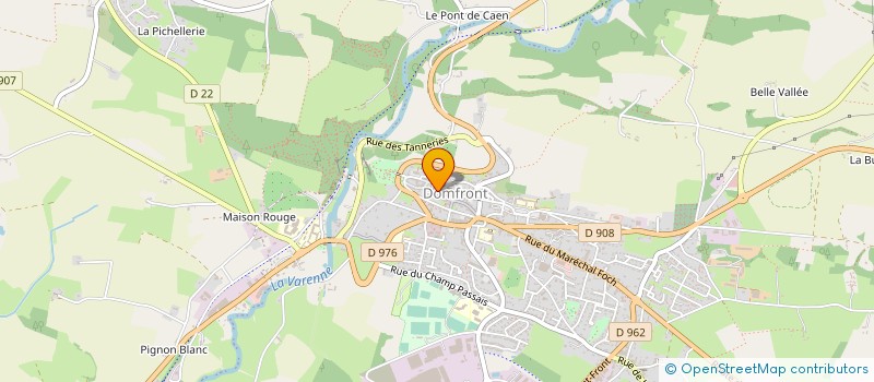 localisation de l'entreprise MONSIEUR CLAUDE LE CLECH à DOMFRONT-EN-POIRAIE