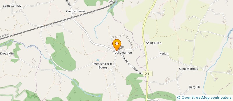 localisation de l'entreprise MONSIEUR CLAUDE LE COAT  LANVELLEC