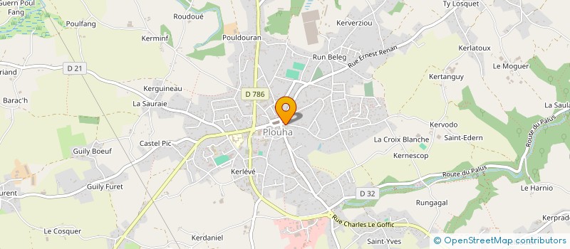 localisation de l'entreprise MONSIEUR CLAUDE LE CORNEC  PLOUHA