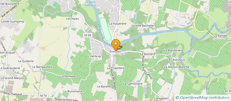 localisation de l'entreprise MONSIEUR CLAUDE LE DU à VERTOU