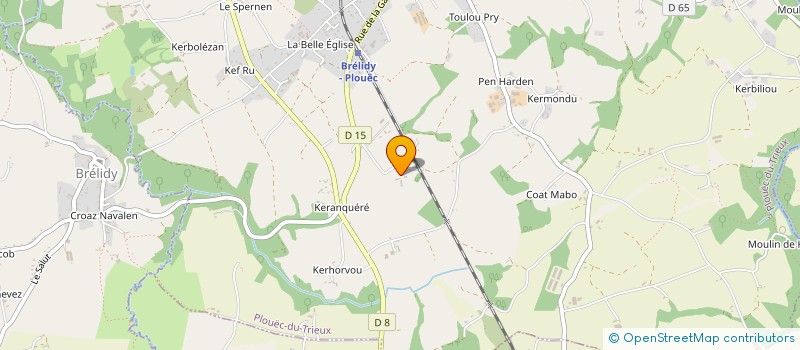 localisation de l'entreprise MONSIEUR CLAUDE LE GUYADER à PLOUEC-DU-TRIEUX