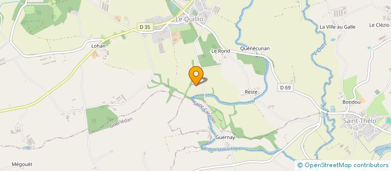 localisation de l'entreprise MONSIEUR CLAUDE LE MARCHAND à SAINT-BRIEUC