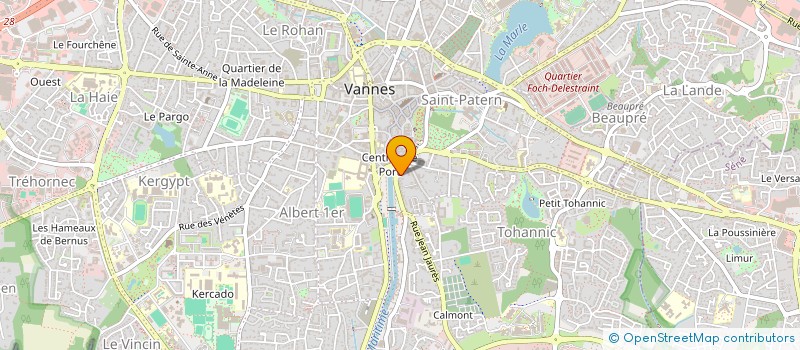 localisation de l'entreprise MONSIEUR CLAUDE LE MARTELOT à VANNES