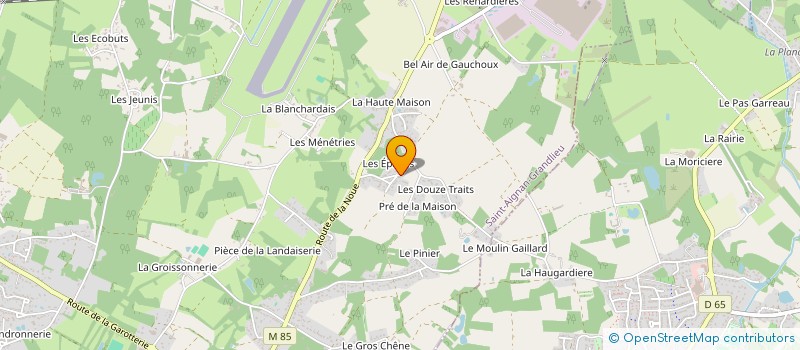 localisation de l'entreprise MONSIEUR CLAUDE LE MAT  SAINT-AIGNAN-GRANDLIEU