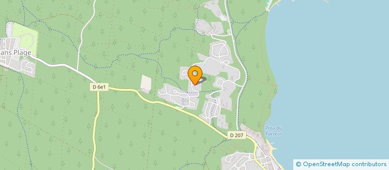 localisation de l'entreprise MONSIEUR CLAUDE LE MESTRE  CARCANS