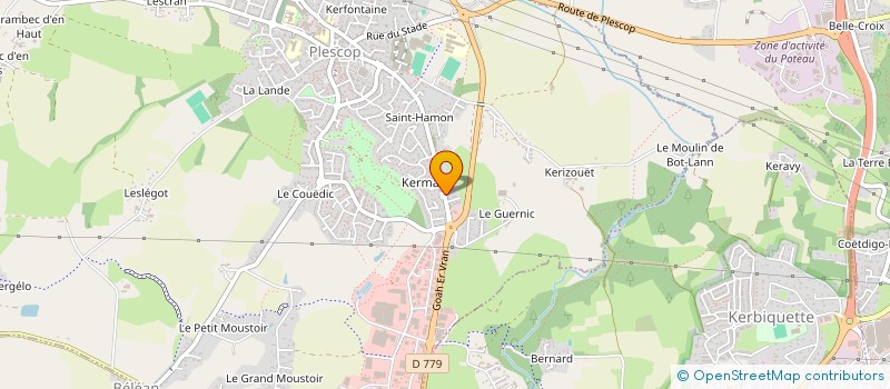 localisation de l'entreprise MONSIEUR CLAUDE LE SOMMER  PLESCOP