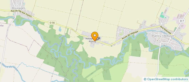 localisation de l'entreprise MONSIEUR CLAUDE LEBLANC  PLANCY-L'ABBAYE