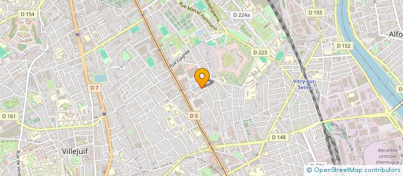 localisation de l'entreprise MONSIEUR CLAUDE LEBORGNE à VITRY-SUR-SEINE