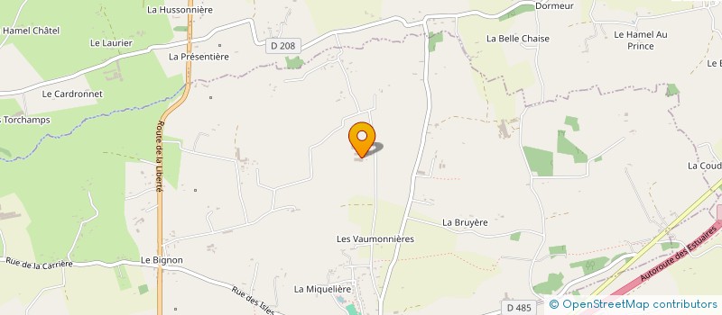 localisation de l'entreprise MONSIEUR CLAUDE LEBOUVIER  LA COLOMBE