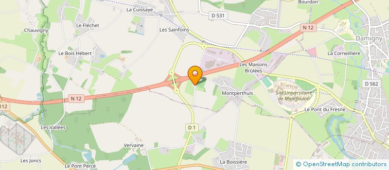localisation de l'entreprise MONSIEUR CLAUDE LEBRETON à LONRAI