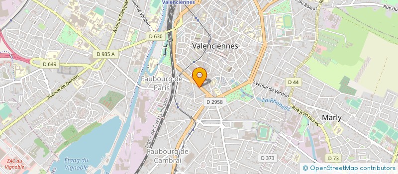 localisation de l'entreprise MONSIEUR CLAUDE LEBRUN à VALENCIENNES
