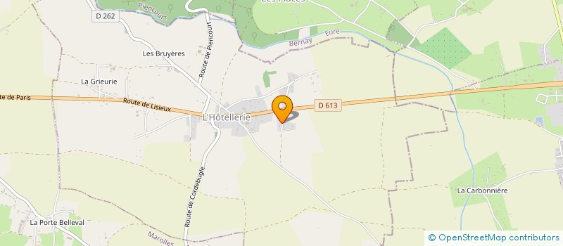 localisation de l'entreprise MONSIEUR CLAUDE LECABLE  L'HOTELLERIE