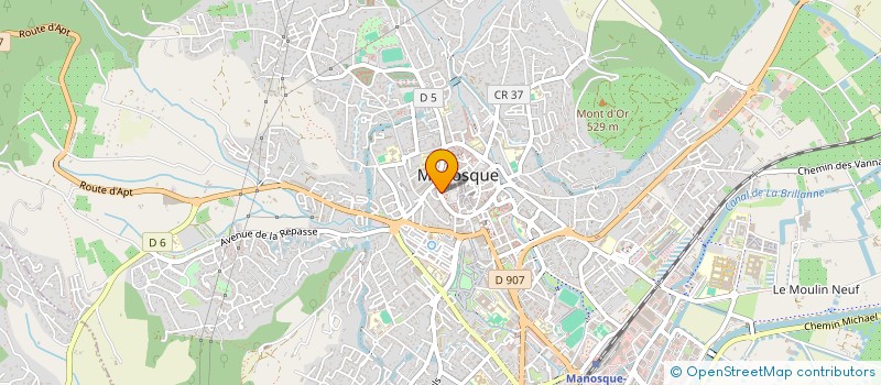 localisation de l'entreprise MONSIEUR CLAUDE LECANU  MANOSQUE