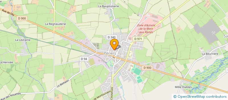 localisation de l'entreprise MONSIEUR CLAUDE LECARDONNEL  PERIERS