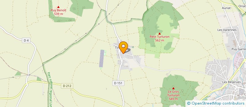 localisation de l'entreprise MONSIEUR CLAUDE LECHAT  BILLOM