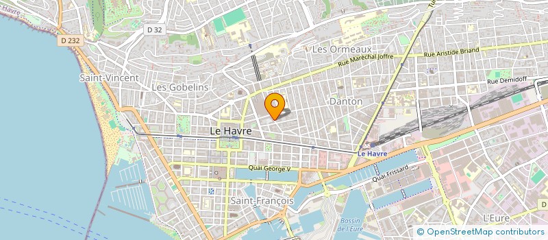 localisation de l'entreprise MONSIEUR CLAUDE LECLERCQ à LE HAVRE