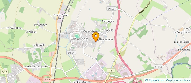 localisation de l'entreprise MONSIEUR CLAUDE LECLERCQ à VALFRAMBERT