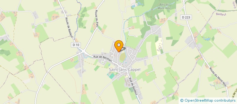 localisation de l'entreprise MONSIEUR CLAUDE LECLERCQ  SAINT-JANS-CAPPEL