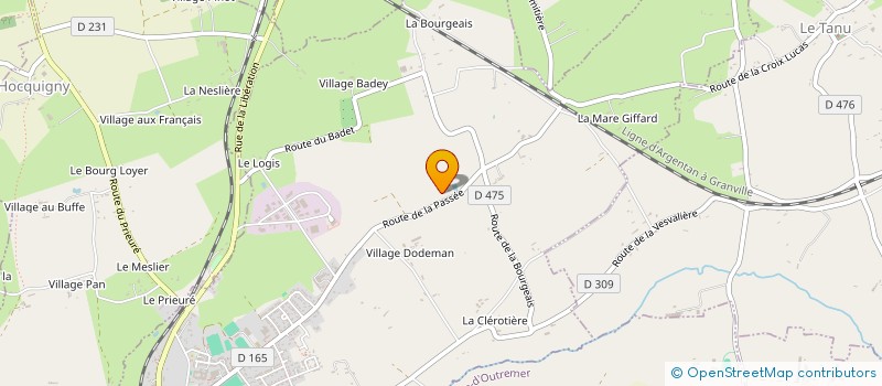 localisation de l'entreprise MONSIEUR CLAUDE LECOCQ  LA HAYE-PESNEL