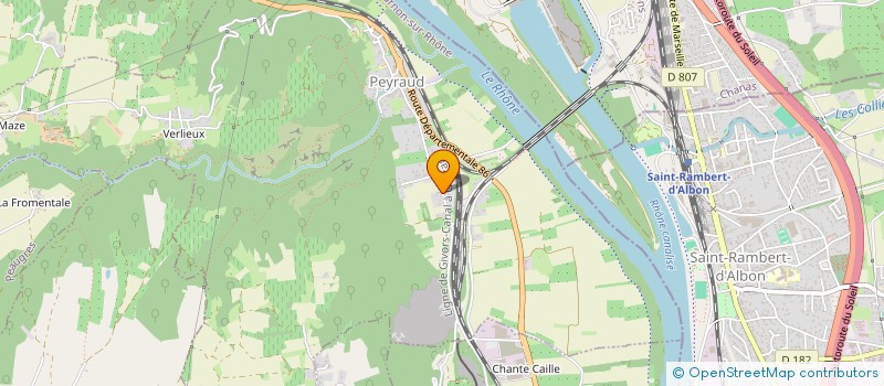 localisation de l'entreprise MONSIEUR CLAUDE LECOMTE  PEYRAUD