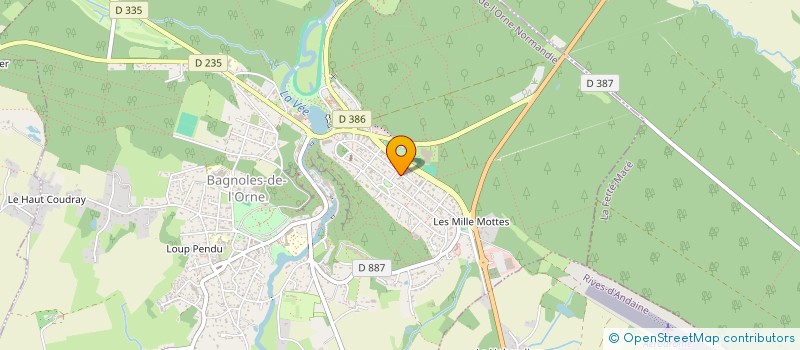 localisation de l'entreprise MONSIEUR CLAUDE LECOUTURIER à BAGNOLES-DE-L'ORNE-NORMANDIE