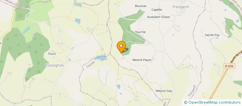 localisation de l'entreprise MONSIEUR CLAUDE LEENDERS  FRESPECH