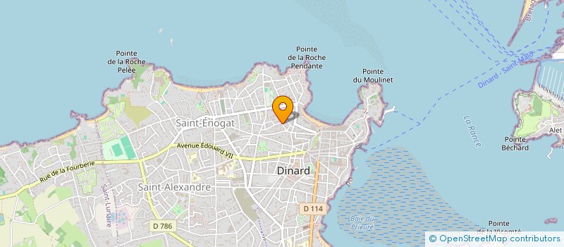 localisation de l'entreprise MONSIEUR CLAUDE LEFORESTIER à DINARD