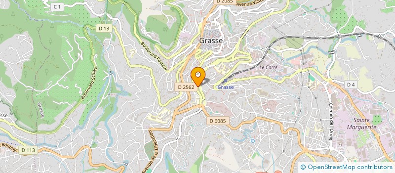 localisation de l'entreprise MONSIEUR CLAUDE LEFORT à GRASSE