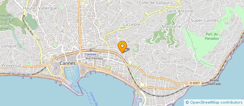 localisation de l'entreprise MONSIEUR CLAUDE LEGALL à CANNES