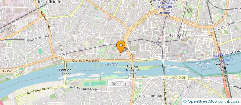 localisation de l'entreprise MONSIEUR CLAUDE LEGARE à ORLEANS