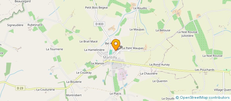 localisation de l'entreprise MONSIEUR CLAUDE LEGELEUX à SAINT-FRAIMBAULT