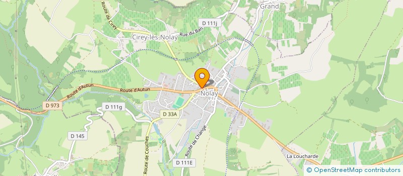 localisation de l'entreprise MONSIEUR CLAUDE LEGER à NOLAY
