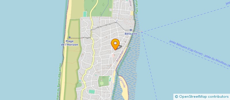 localisation de l'entreprise MONSIEUR CLAUDE LEGLISE  LEGE-CAP-FERRET