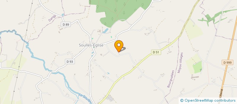 localisation de l'entreprise MONSIEUR CLAUDE LEGOUPIL  BOURGVALLEES