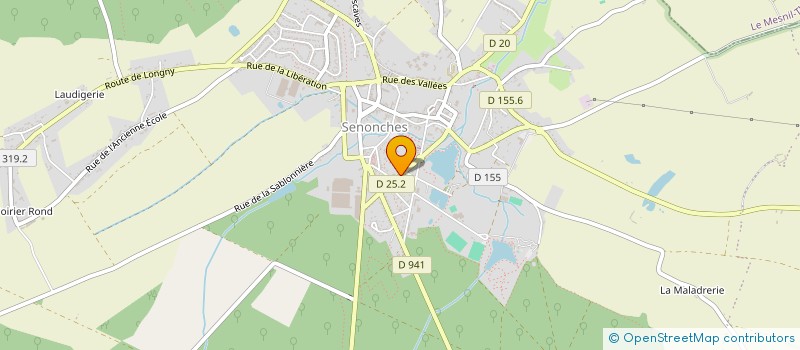 localisation de l'entreprise MONSIEUR CLAUDE LEGRAND à SENONCHES