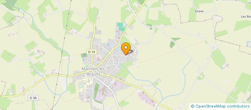 localisation de l'entreprise MONSIEUR CLAUDE LEGRET à MAROLLES-LES-BRAULTS
