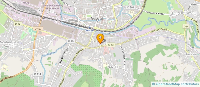 localisation de l'entreprise MONSIEUR CLAUDE LEGRET  VESOUL