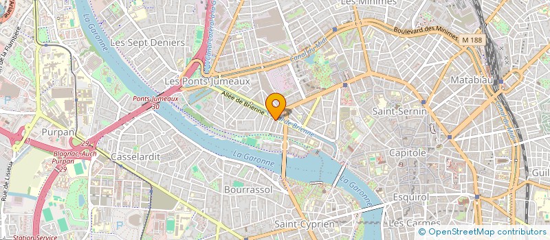 localisation de l'entreprise MONSIEUR CLAUDE LEGUILLON à TOULOUSE