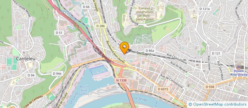 localisation de l'entreprise MONSIEUR CLAUDE LEJEUNE à ROUEN