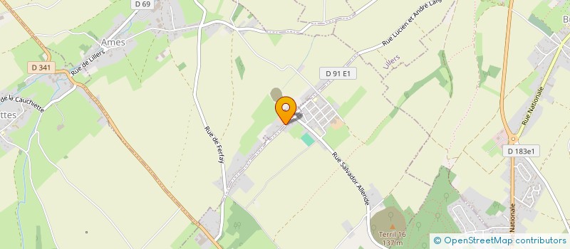 localisation de l'entreprise MONSIEUR CLAUDE LELEU  AMES