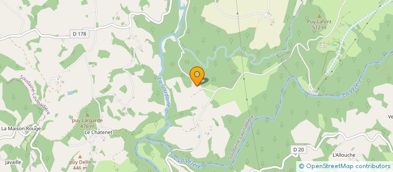 localisation de l'entreprise MONSIEUR CLAUDE LEMAIRE  SOUDAINE-LAVINADIERE