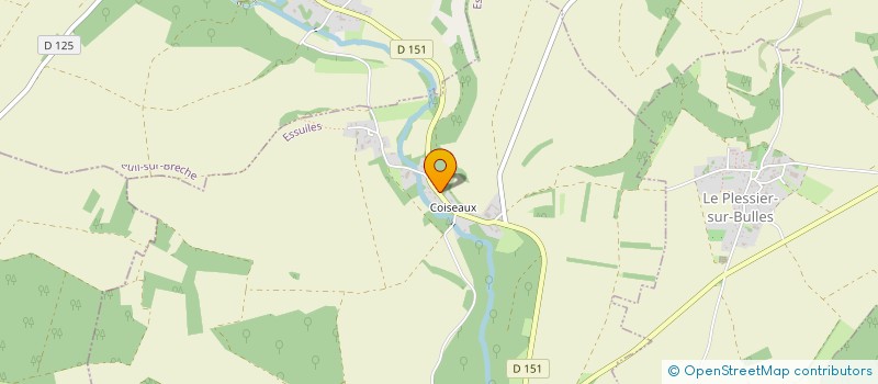 localisation de l'entreprise MONSIEUR CLAUDE LEMAIRE  ESSUILES